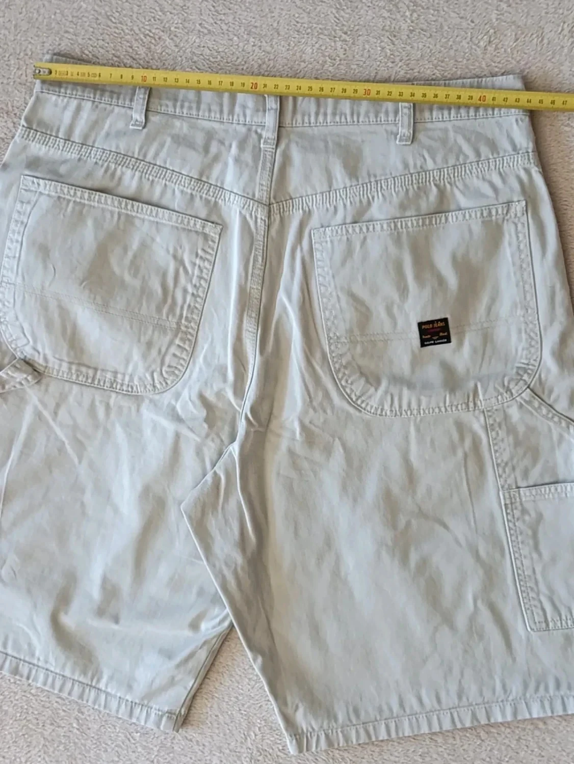 Short Polo Jeans Co Ralph Lauren cargo beige Taille 34 – photo 14